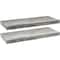 Sorbus 23.7" Extra Long Decorative Floating Shelves, 2ct.